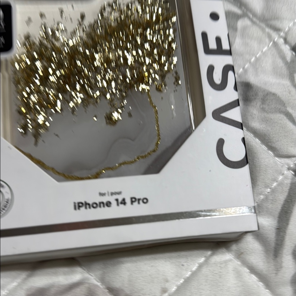 Case-Mate Gold iPhone 14 Pro Case - Picture 2 of 5